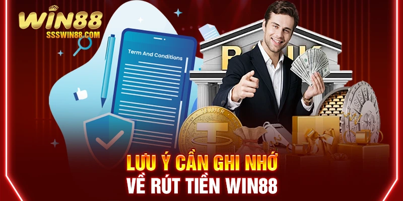 Lưu ý cần ghi nhớ về rút tiền Win88